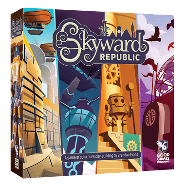 Skyward Republic front of box angled.