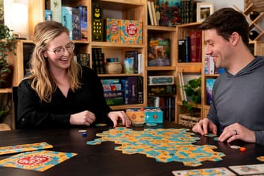 Ideal for couples as a modular game you can tune to player skills and taste.