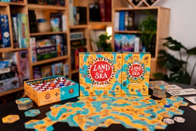 Land vs Sea with expansion box and map under construction