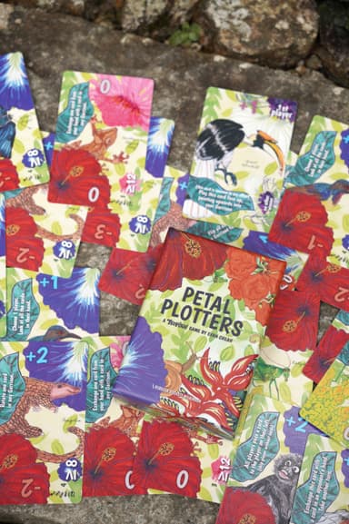 Petal Plotters box and cards